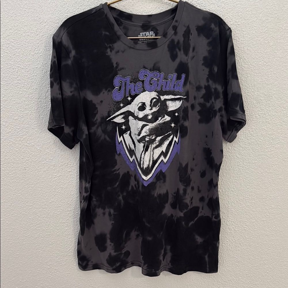 Star Wars The Child Black and Gray T-Shirt- Size XL
